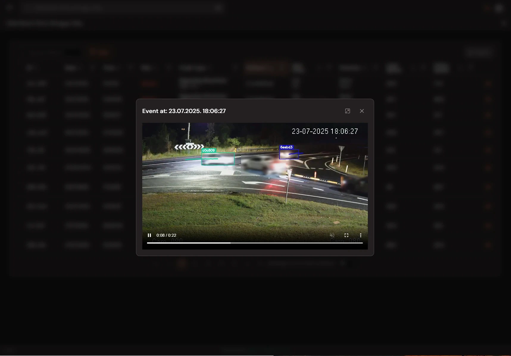 Realite Platform Near-Miss Detection